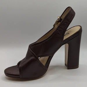 Neiman Marcus Eloise Heels Womens Shoe Size 6 Brown NEW - Picture 1 of 4