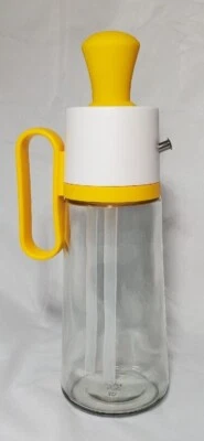 Oil Dispenser Bottle Sunny Yellow Brush and Pour New In Open Box - Image 1 of 4
