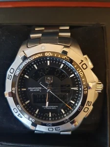 TAG Heuer Aquaracer Men's Black Watch - CAF10100 - Picture 1 of 10