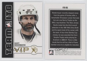 2010 ITG Team ITG VIP Fall Expo Scott Niedermayer #ITG-35 HOF