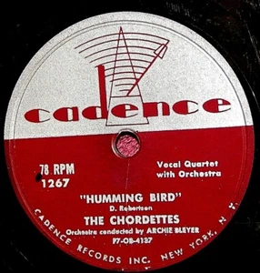 The Chordettes Humming Bird / I Told a Lie 78 PLAY GRADED Fully Tested - Picture 1 of 4