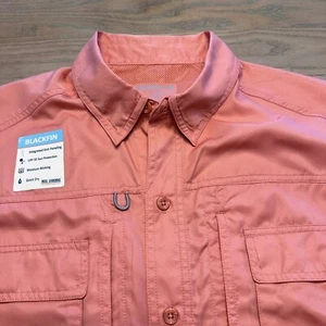 NEW Reel Legends BlackFin Vented Fishing Shirt Mens XL Canyon Clay/Quarry - Picture 1 of 20