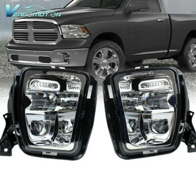 2X Luces antiniebla LED para Dodge ram 1500 accesorios 2013 2014 2015 2016 2017 2018 Foto 1 de 4