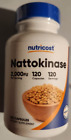 Nutricost Nattokinase 2,000FU 120 Caps Non GMo/Gluten Free/Vegeterian