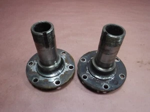 Jeep Cj 72-76 Dana 30 Front Axle Drum Brake Spindles Driver Passenger OEM - Picture 1 of 4