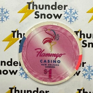 ⚡️❄️ Casino Chip 😳 1 $ Flamingo New Orleans LA ⚡️❄️⚡️❄️ - Bild 1 von 2