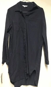 french connection black buttoned shirt size8 - Picture 1 of 11