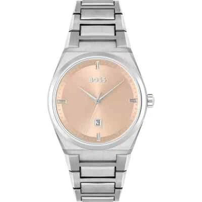 Reloj analógico Hugo Boss plateado para mujer Steer 1502670 Foto 1 de 3