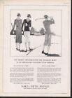 1925 SAKS FIFTH WOMEN SPORT GOLF FASHION FLAPPER ART DECO CLOTHING AD 14316