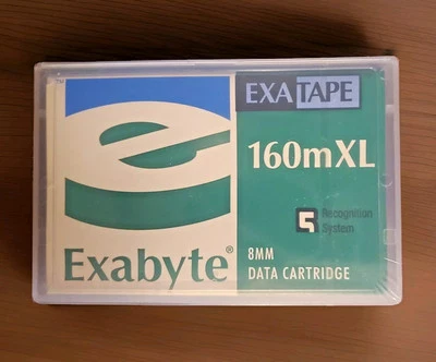 Cartucho de datos EXABYTE 160mXL 8mm EXATAPE~Nuevo y sellado~ENVÍO GRATUITO Foto 1 de 2