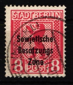 SBZ 202 vx gestempelt Typenprüfung #KH220 - Bild 1 von 2