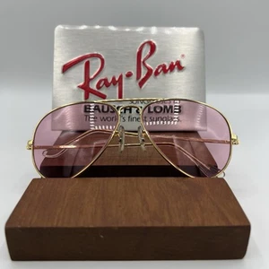 Vintage Ray Ban B&L Bravura Rosa Cambiables 58mm Aviador EE. UU. - Imagen 1 de 14