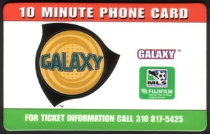 Scheda telefonica 10m Major League Soccer & FujiFilm: logo Los Angeles Galaxy USATA - Foto 1 di 1