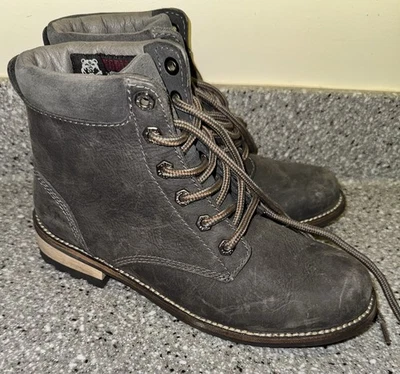 Botines impermeables Kodiak Canadian Talla US 8 para mujer de cuero gris Foto 1 de 4
