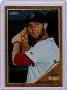 Topps Heritage 2011 cromo Dustin Pedroia #C179/1962 Medias Rojas - Imagen 1 de 2