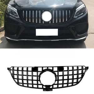 For Mercedes Benz C292 W292 GLE350 GLE43 2016-2019 Gloss Black GT-R Upper Grille - Picture 1 of 9