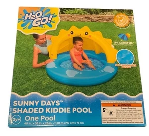 Piscina gonfiabile Sunny Days ombreggiata per bambini H2O Go capacità 7 galloni - Foto 1 di 3