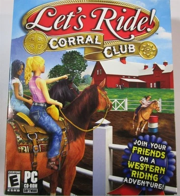 Video Game PC Lets Ride Corral Club NEW SEALED Big Box - Image 1 of 2