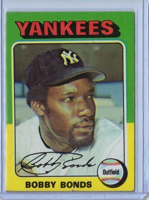 1975 Topps Bobby Bonds #55 Giants Yankees Angels Indians Rangers Foto 1 de 2