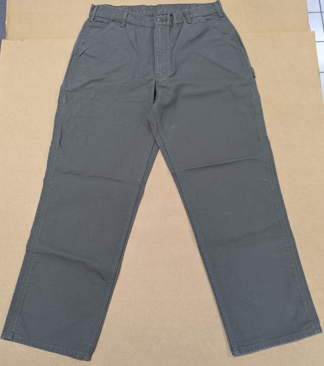 Carhartt ダンガリーパンツ 36 X 32 グレー Carhartt B342 DFE Ripstop Relaxed Fit Double-knee Cargo Work