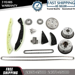 Timing Chain Kits w/ Camshaft Phaser VVT Gear For Hyundai Sonata Kia Optima 2.4T - Picture 1 of 24