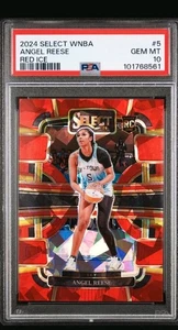 2024 PANINI SELECT WNBA | GLACE CRAQUELÉE ROUGE #5 ANGEL REESE PSA 10 - Photo 1/2