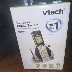 VTech CS6919 Walk Phone Cordless Phone Handset With Base and Power Adapters New - Zdjęcie 1 z 2