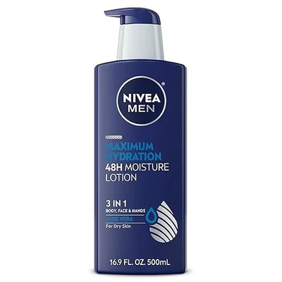 Loción calmante e hidratante para rostro y manos corporal de 24 protecciones para hombres (16,9 oz) Foto 1 de 4