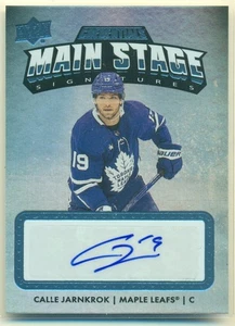 2022-23 Upper Deck Credentials Main Stage Autograph CALLE JARNKROK Maple Leafs - Picture 1 of 2