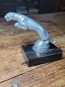 1950's Jaguar Trophy or Paperweight polished aluminum - Picture 1 of 8