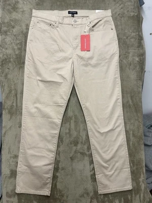 NWT MENS LUCKY BRAND PANTS JEANS 410 Athletic Straight Advance Stretch Khaki $99 - Image 1 of 4