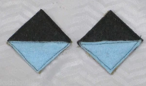 WW1 25th AIF battalion colour patch,s =1 pair - Picture 1 of 1