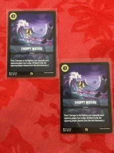 2x Disney Lorcana - Illumineer's Quest: Deep Trouble - Choppy Waters - 18/31 x2 - Picture 1 of 5