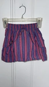 Zara Kids Striped Cargo Skirt - Picture 1 of 4