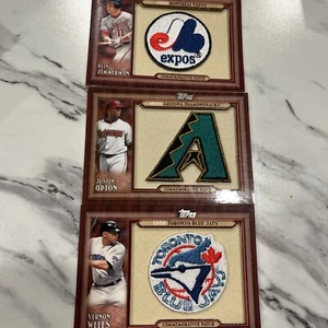 Topps Commemorative patch cards 2011 - Picture 1 of 5
