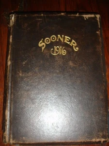 1916 UNIVERSITY OF OKLAHOMA YEARBOOK SOONERS Pi Beta Phi FRATERNITY SORORITY - Picture 1 of 11