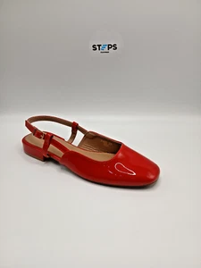 Sergio Todzi Red Mary Jane Style Ballerinas Womens Brand New with Box - Picture 1 of 6