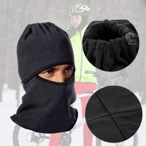 Windproof Fleece Balaclava Thermal Full Face Mask Neck Warmer Cap for Outdoor US - Picture 1 of 10