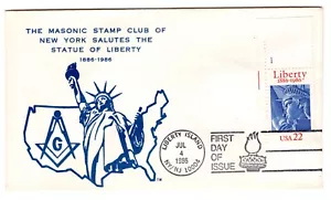 #2224 - FDC, Masonic Stamp Club of New York, 2023 Scott Cat. Value: $? - Picture 1 of 1