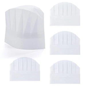 30 Pack Chef Hats for Kids, 8 Inch Disposable Bakery Hats, White Chef Toques ... - Picture 1 of 7