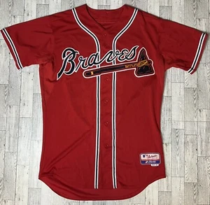 Majestic Yunel Escobar Jersey Atlanta Braves Sz 44 - Picture 1 of 7