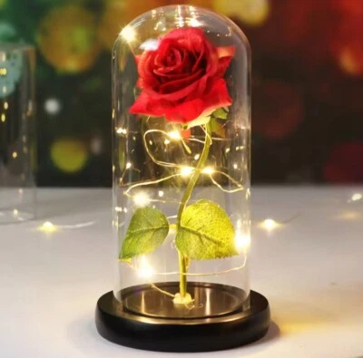 Valentine Day Gift Galaxy Rose Flowers Beauty and the Beast Rose Wedding Decor - Image 1 of 4