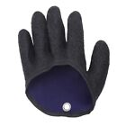 Non Slip Fishing Gloves With Buckle Rubber And Polyester Material 1 Pair