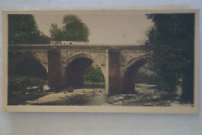 River Valleys Vintage 1926 Cavanders Hand Coloured Card The Bridge Matlock
