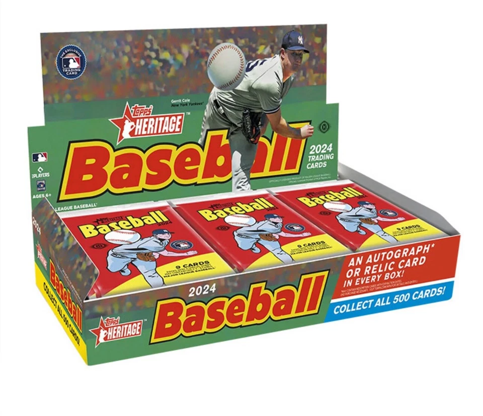 2024 Topps Heritage Baseball Card Singles You Pick 300-500 Complete Your Set MLB - Image 1 of 1