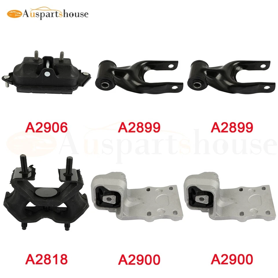 Soporte de motor 6 piezas para Chevrolet Uplander 2005-2009 A2818 A2899 A2900 Foto 1 de 4