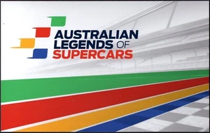 Juego de 4 sellos Australia Legends Of Supercars 2023, nueva edición - Imagen 1 de 2