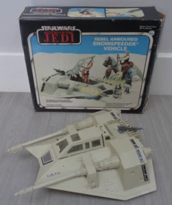 Kenner Vintage Star Wars Snowspeeder Boxed ROTJ Palitoy 1983 Complete - Picture 1 of 11