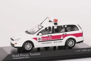 Ford Focus Tunier weiß 1999 weiß Ordnungsamt Köln Minichamps 1:43 NEU 430087091 - Bild 1 von 4