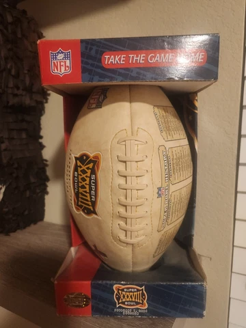 Rare Super Bowl XXXVIII Limited Edition Football February 1, 2004, Houston NFL Cover